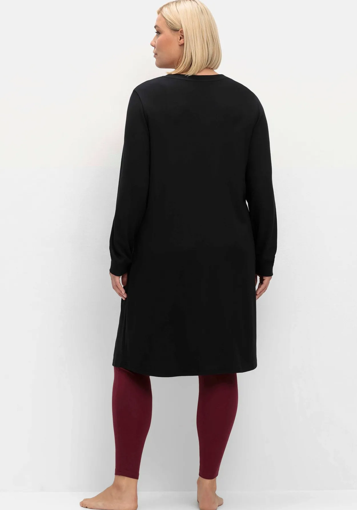 Jerseykleid mit Kängurutasche, in leichter A-Linie<sheego Discount