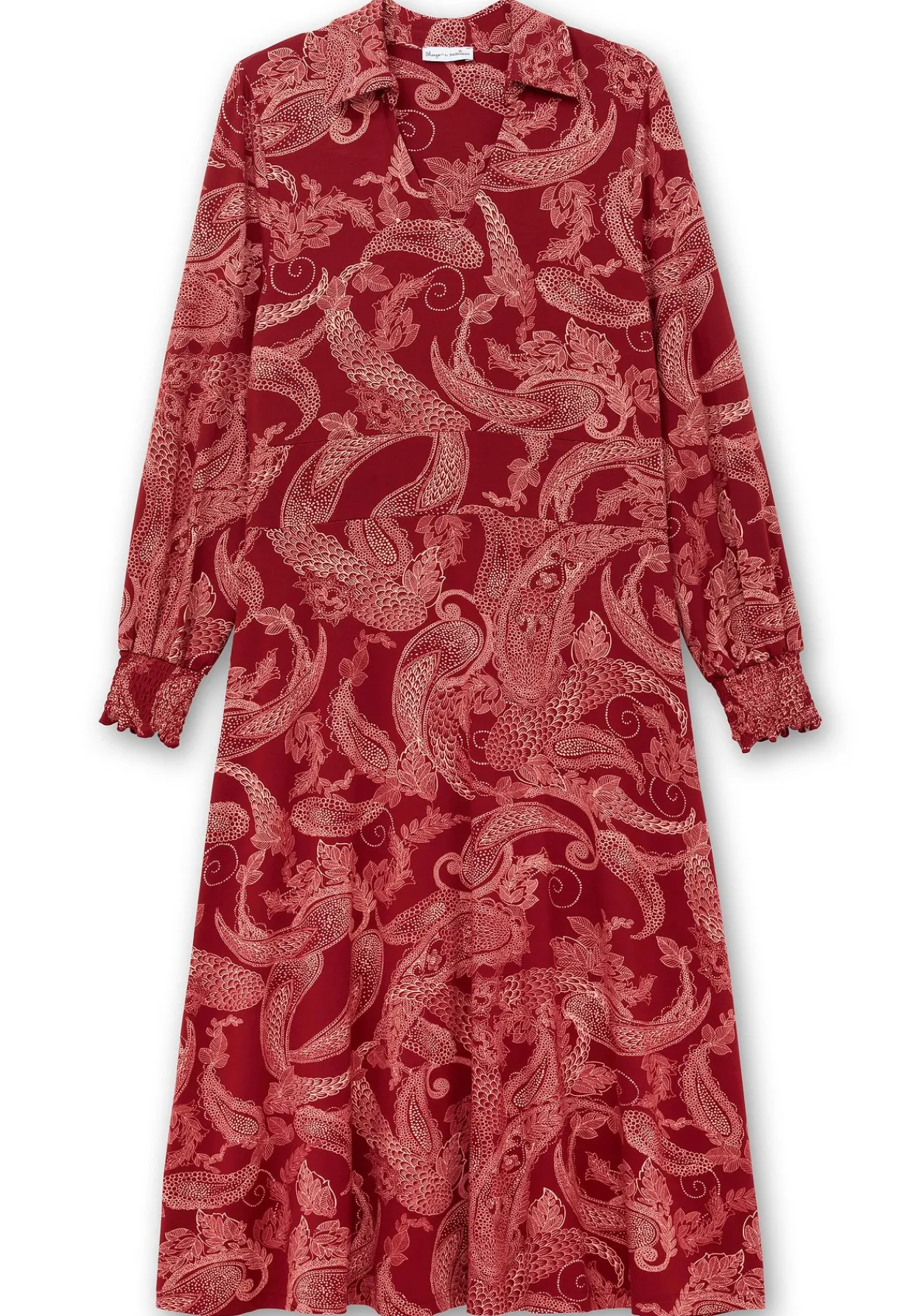 Jerseykleid mit Paisleydruck und Blusenkragen<sheego by Joe Browns Discount