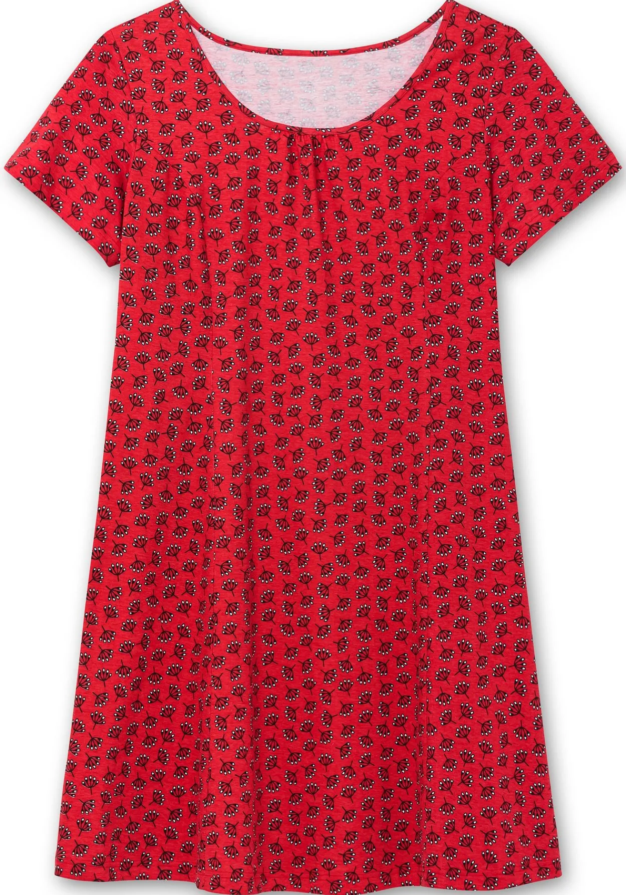 Jerseykleid mit schwingendem Rockteil<sheego New