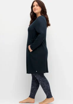 Jerseykleid mit Taschen und regulierbarer Taille<sheego Online