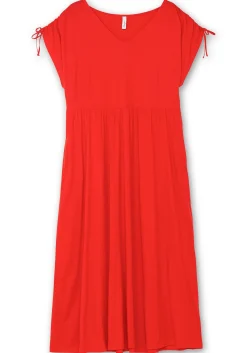 Jerseykleid mit Tunnelzug am Ärmel<sheego Clearance