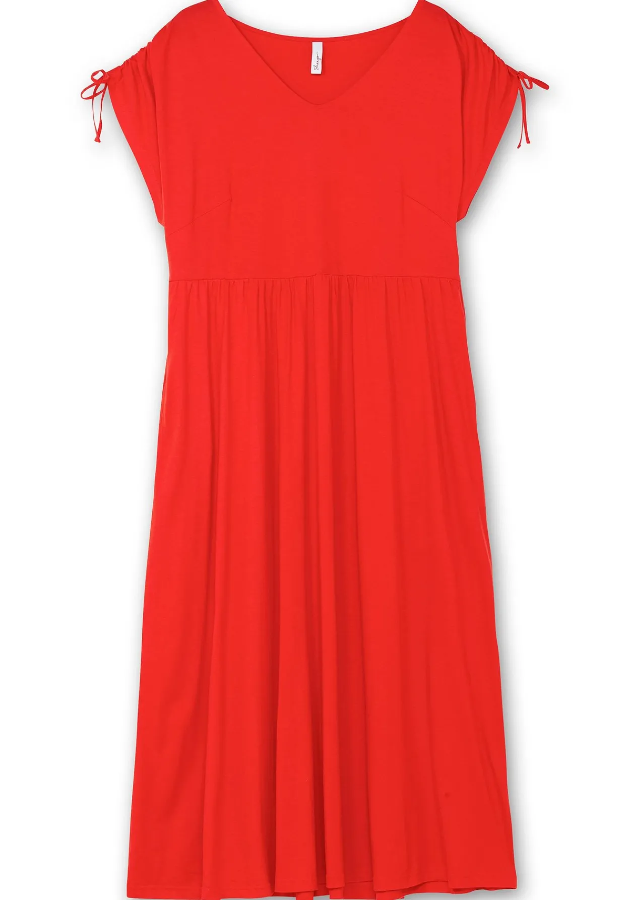 Jerseykleid mit Tunnelzug am Ärmel<sheego Clearance