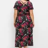 Jerseykleid mit Zierbändern im Rücken<sheego Outlet