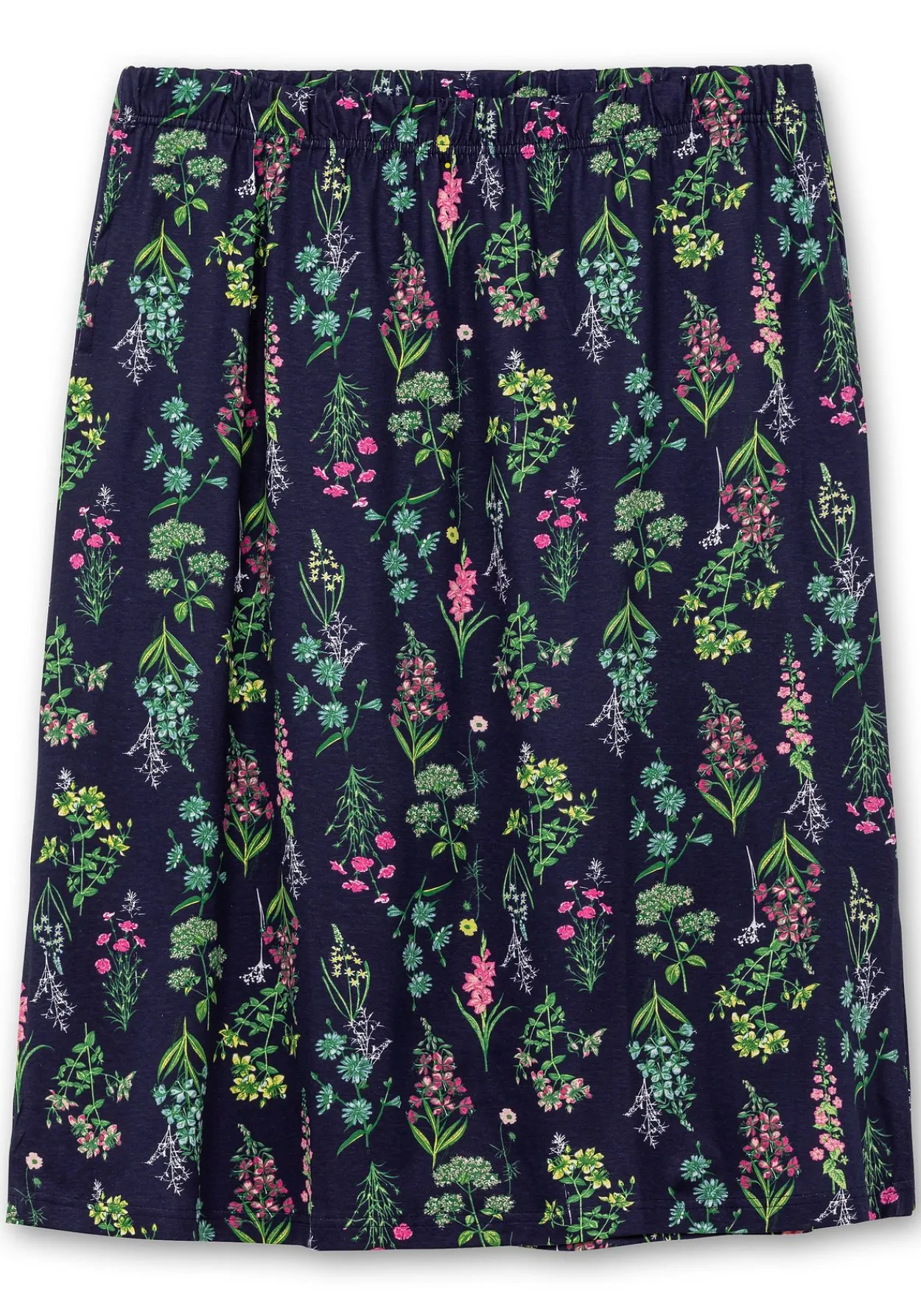 Jerseyrock in Midilänge, mit Blumenprint<sheego Online