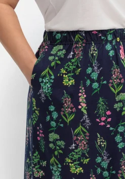 Jerseyrock in Midilänge, mit Blumenprint<sheego Online
