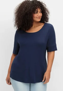 Jerseyshirt mit abgerundetem Saum<sheego Best