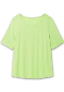 Jerseyshirt mit abgerundetem Saum<sheego Fashion