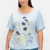 Jerseyshirt mit Blumen-Frontprint<sheego New