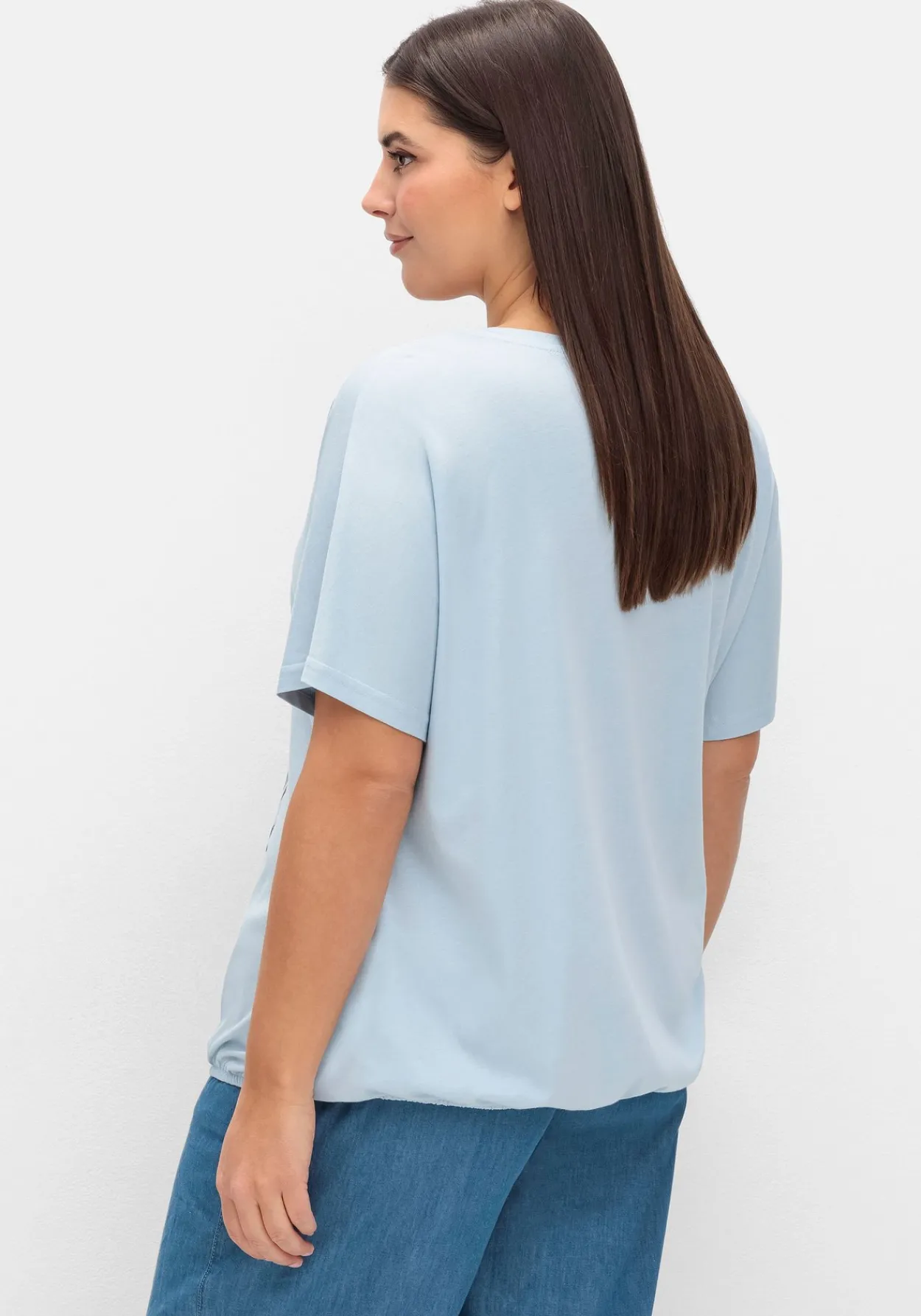 Jerseyshirt mit Blumen-Frontprint<sheego New