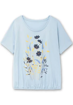 Jerseyshirt mit Blumen-Frontprint<sheego New
