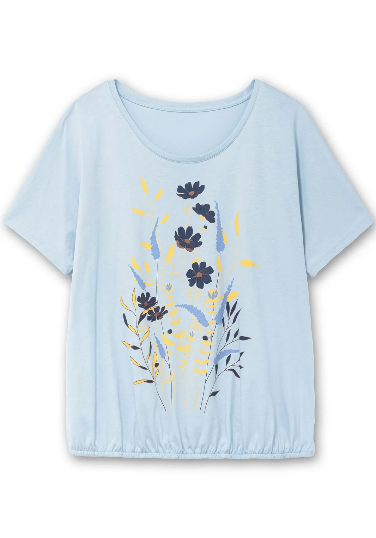 Jerseyshirt mit Blumen-Frontprint<sheego New