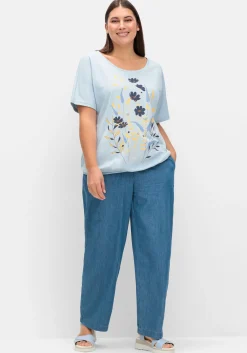 Jerseyshirt mit Blumen-Frontprint<sheego New