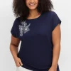 Jerseyshirt mit Blumenprint<sheego Discount