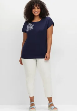 Jerseyshirt mit Blumenprint<sheego Discount