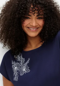 Jerseyshirt mit Blumenprint<sheego Discount