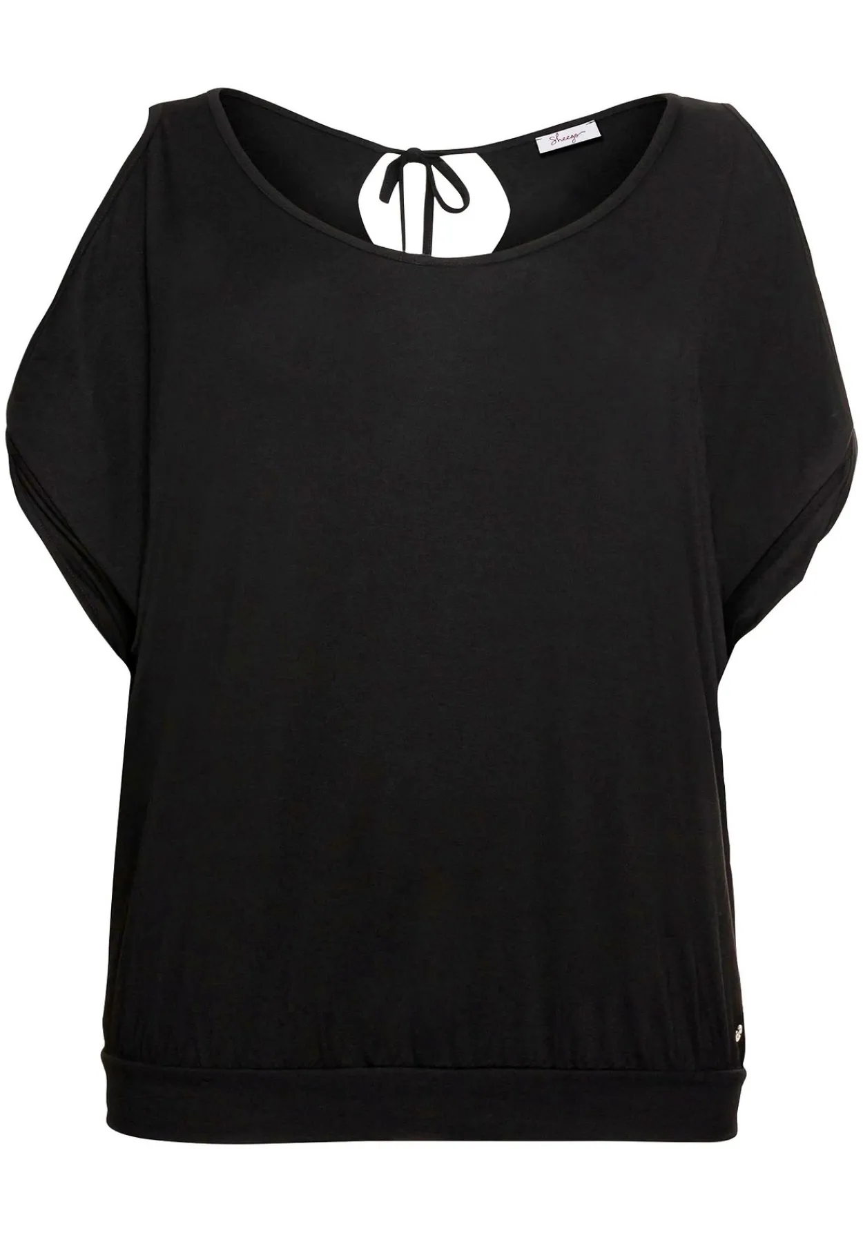 Jerseyshirt mit geschlitzten Fledermausärmeln<sheego New