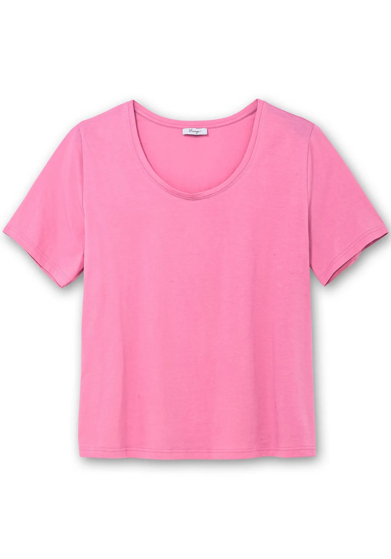 Jerseyshirt mit Rundhalsausschnitt, leicht tailliert<sheego Sale