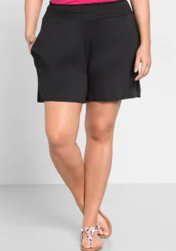 Jerseyshorts mit Smokbund und zwei Taschen<sheego Hot