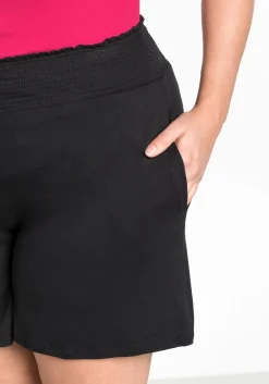 Jerseyshorts mit Smokbund und zwei Taschen<sheego Hot
