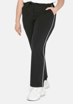 Jogginghose in weiter Form, mit Kontrastpaspel<sheego Fashion