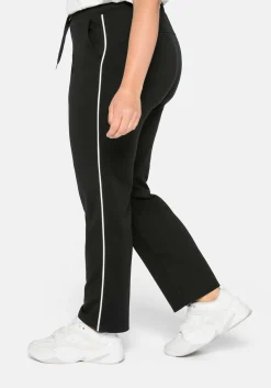 Jogginghose in weiter Form, mit Kontrastpaspel<sheego Fashion