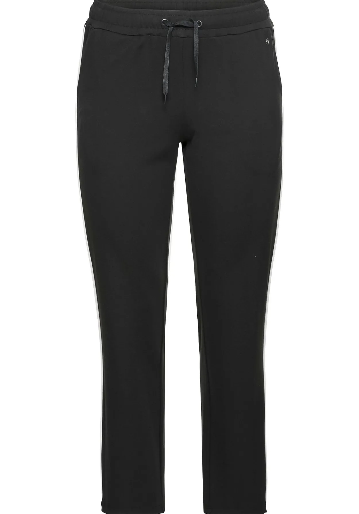 Jogginghose in weiter Form, mit Kontrastpaspel<sheego Fashion