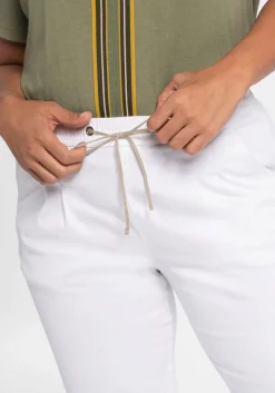 Joggpants mit elastischem Bund und Bindeband<sheego Online