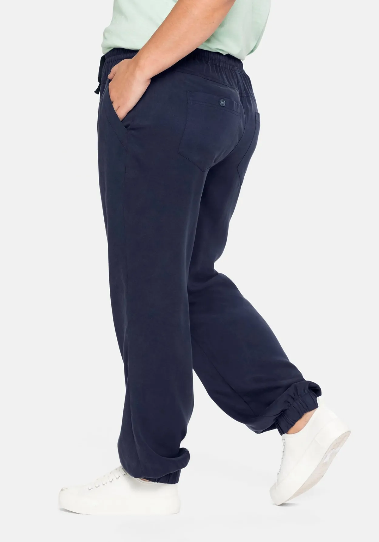 Joggpants mit elastischen Bündchen<sheego New