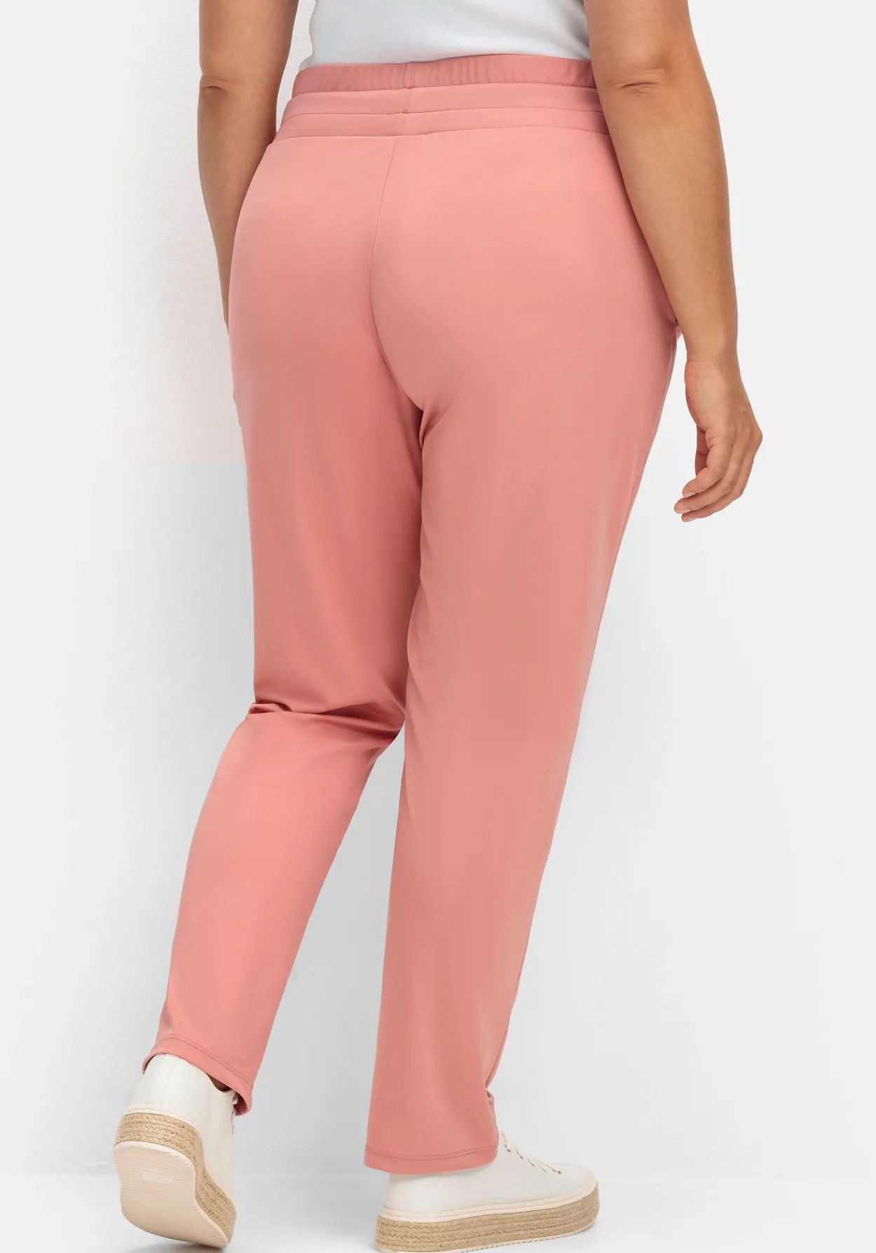 Joggpants mit Rundum-Dehnbund und Bindeband<sheego Best