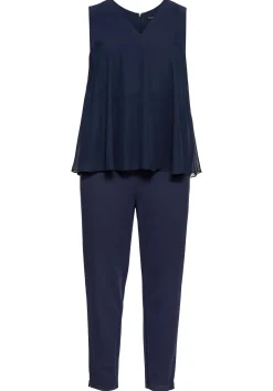 Jumpsuit im Lagenlook mit Chiffon-Oberteil<sheego New