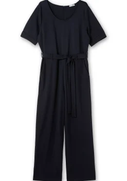 Jumpsuit mit Bindegürtel und weitem Bein<sheego by Joe Browns Best