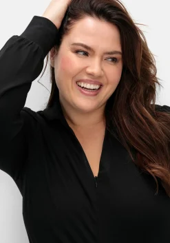 Jumpsuit mit Bindegürtel und Reißverschluss vorn<sheego by Joe Browns Discount