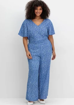 Jumpsuit mit Blümchenprint, aus Viskose<sheego by Joe Browns Discount