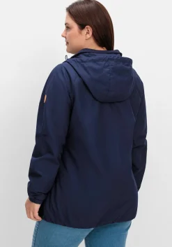 Kapuzenjacke aus Microfaser, mit Kontrastdetails<sheego Best