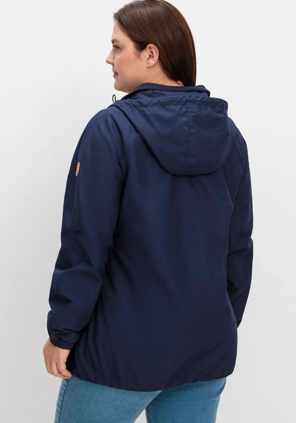 Kapuzenjacke aus Microfaser, mit Kontrastdetails<sheego Best