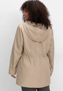 Kapuzenjacke mit Reißverschluss und Tunnelzug<sheego Sale