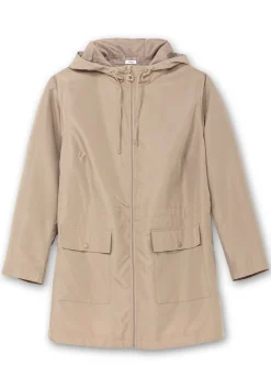 Kapuzenjacke mit Reißverschluss und Tunnelzug<sheego Sale