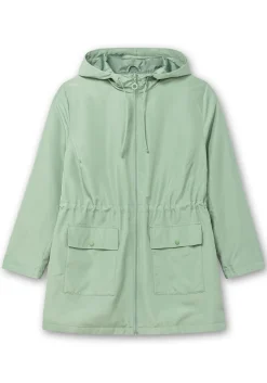 Kapuzenjacke mit Reißverschluss und Tunnelzug<sheego Outlet