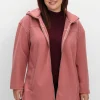 Kapuzenjacke mit Stehkragen und Reißverschluss<sheego Sale
