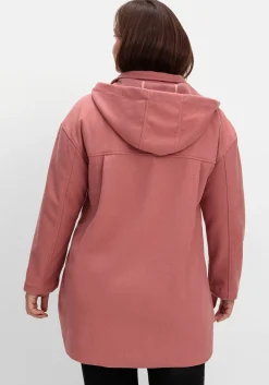 Kapuzenjacke mit Stehkragen und Reißverschluss<sheego Sale