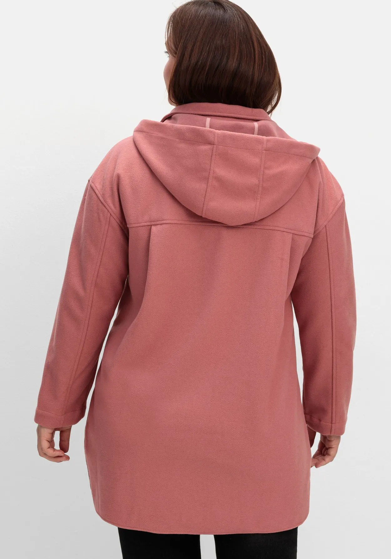 Kapuzenjacke mit Stehkragen und Reißverschluss<sheego Sale