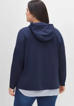 Kapuzensweatshirt mit Frontdruck, in A-Linie<sheego Best