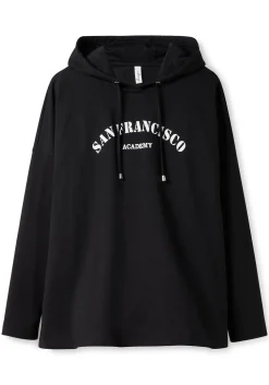 Kapuzensweatshirt mit Frontdruck, in A-Linie<sheego Best