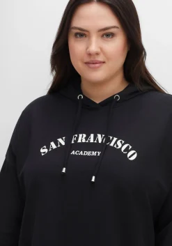 Kapuzensweatshirt mit Frontdruck, in A-Linie<sheego Best