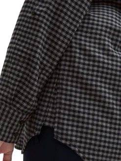 Karierte Flanell-Tunika mit Hemdkragen<TOM TAILOR Plus Discount