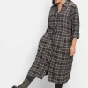 Kariertes Blusenkleid mit Taillennaht<sheego Fashion