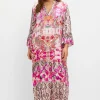 Kaskadenkleid im Maxischnitt, mit Volants<sheego loves miss goodlife Best