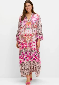Kaskadenkleid im Maxischnitt, mit Volants<sheego loves miss goodlife Best