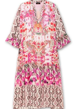 Kaskadenkleid im Maxischnitt, mit Volants<sheego loves miss goodlife Best