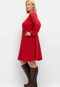 Kleid aus Interlock, mit ausgestelltem Rock<sheego New